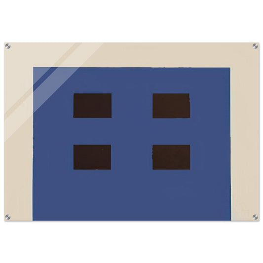 Apartment House - 1981 - Peter Halley Acrylic Print - 70x100 cm / 28x40″ inches | Peter Halley Wall Art | Peter Halley Prints