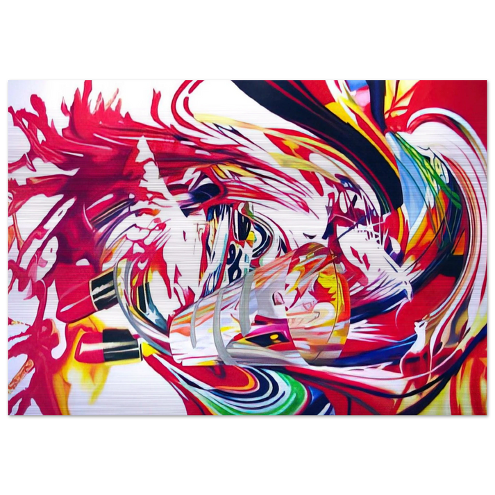Women's Intuition, after Aspen - James Rosenquist Brushed Aluminum Print - 70x100 cm / 28x40 inches | James Rosenquist Aluminum Print | James Rosenquist Prints