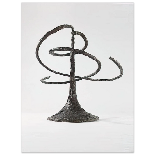 Alexander Calder - THE HELICES DOUBLE HELIX 1944 Fine Art Poster - 13x18 cm / 5x7 inches