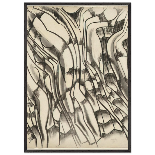 UNTITLED 1 N9 - Man Ray Framed Art Print – Black Wooden Frame - Default Title - -Framed Art Print