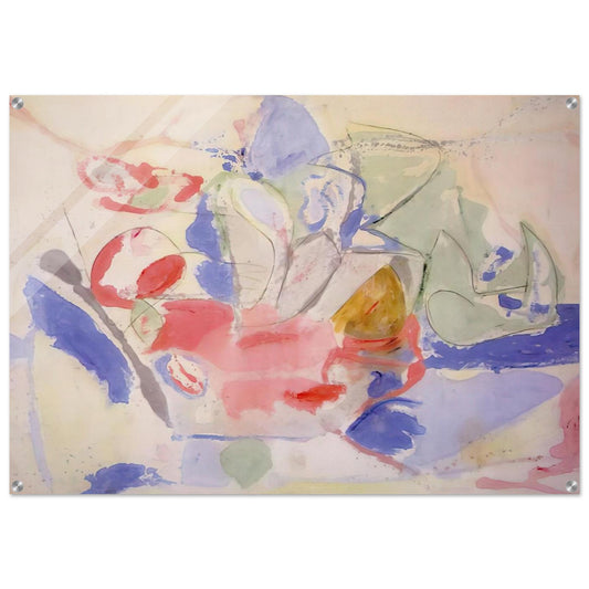 Mountains and Sea - 1952 - Helen Frankenthaler Acrylic Print - 70x100 cm / 28x40″ inches