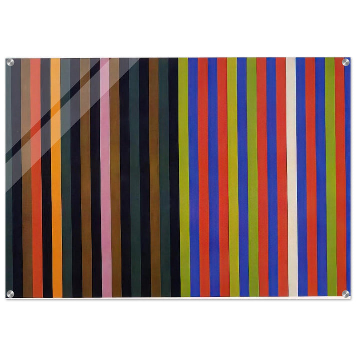 Yankee Doodle - 1966 - Gene Davis Acrylic Print - 70x100 cm / 28x40″ inches