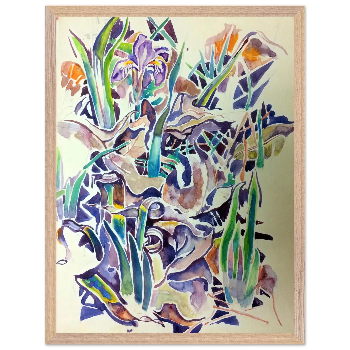 Walter Inglis Anderson - Walter Anderson Wall art - A2 (42 x 59.4  cm) - Premium Wooden Framed Poster With Fine Art Paper - Wood frame