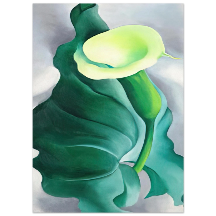Georgia O'Keeffe - Calla Lily  Lily-Yellow No. 2  Fine Art Poster