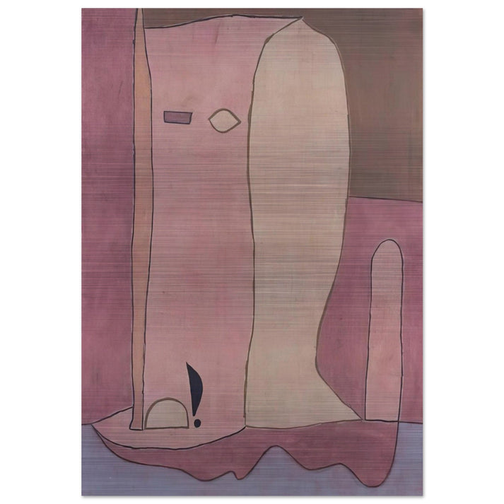 GARDEN FIGURE 1940 - Paul Klee Brushed Aluminum Print - 70x100 cm / 28x40 inches | Paul Klee Aluminum Print | Paul Klee Prints