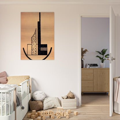 The storm - Laszlo Moholy-Nagy Brushed Aluminum Print - 70x100 cm / 28x40 inches | Laszlo Moholy-Nagy Aluminum Print | Laszlo Moholy-Nagy Prints