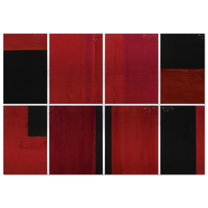 Untitled in 8 Parts - 1992 - Gunther Forg Brushed Aluminum Print - 70x100 cm / 28x40 inches | Gunther Forg Aluminum Print | Gunther Forg Prints