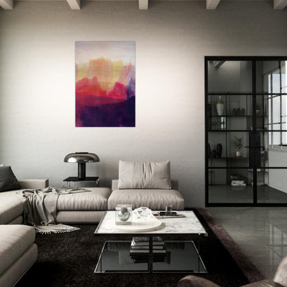 The Source - 1993 - Ronnie Landfield Brushed Aluminum Print - 70x100 cm / 28x40 inches | Ronnie Landfield Aluminum Print | Ronnie Landfield Prints