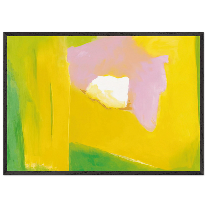UNTITLED 8 1997 - Esteban Vicente 70x100 cm / 28x40 inches Framed Art Print – Black Wooden Frame