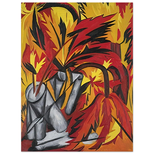 Natalia Goncharova - Flowers - 1912 Fine Art Poster - Default Title