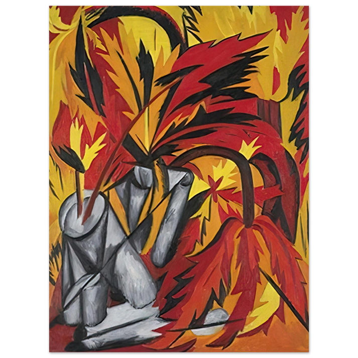 Natalia Goncharova - Flowers - 1912  75x100 cm / 30x40inches Fine Art Poster