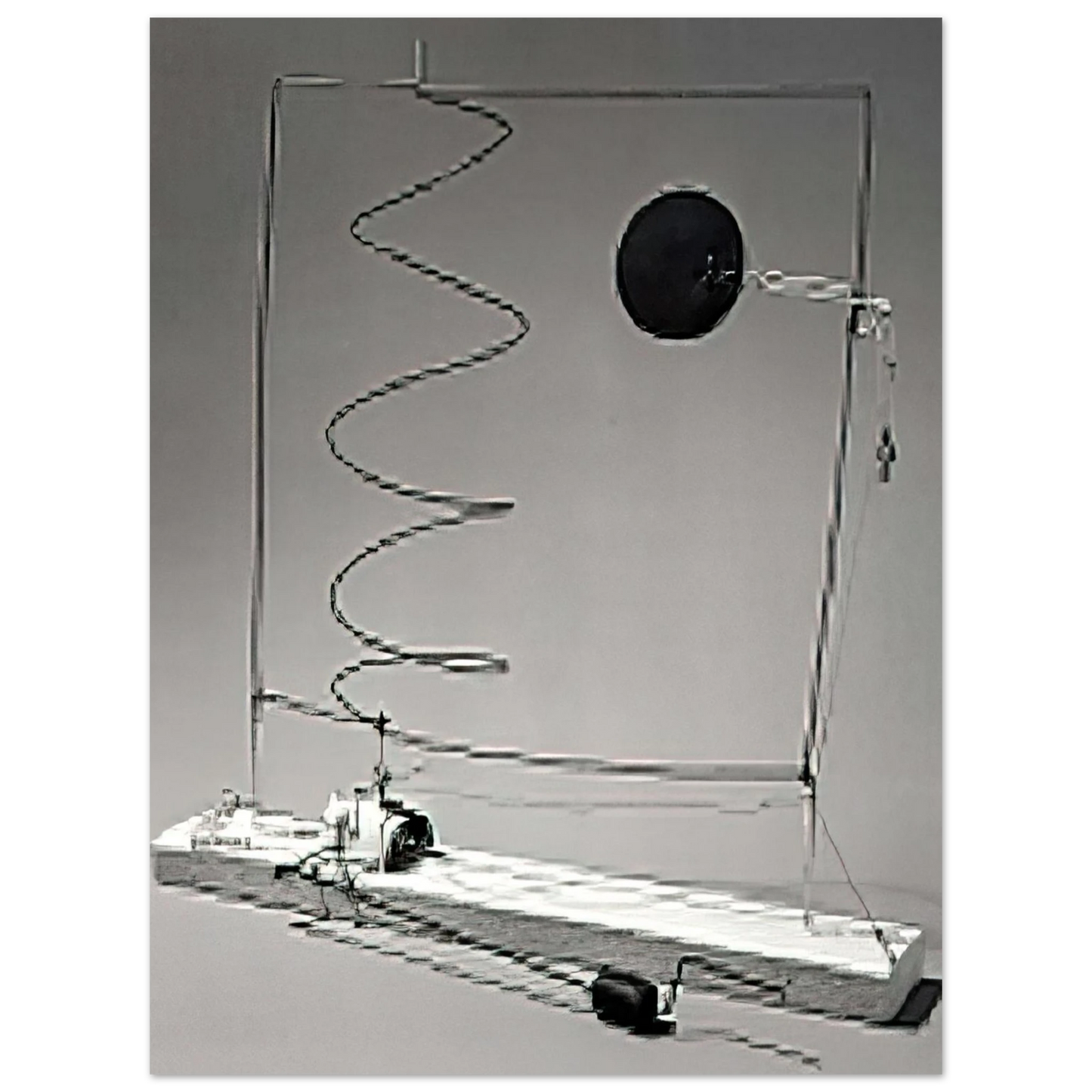 Alexander Calder - CRANK DRIVEN MOBILE 1932 Fine Art Poster - 13x18 cm / 5x7 inches