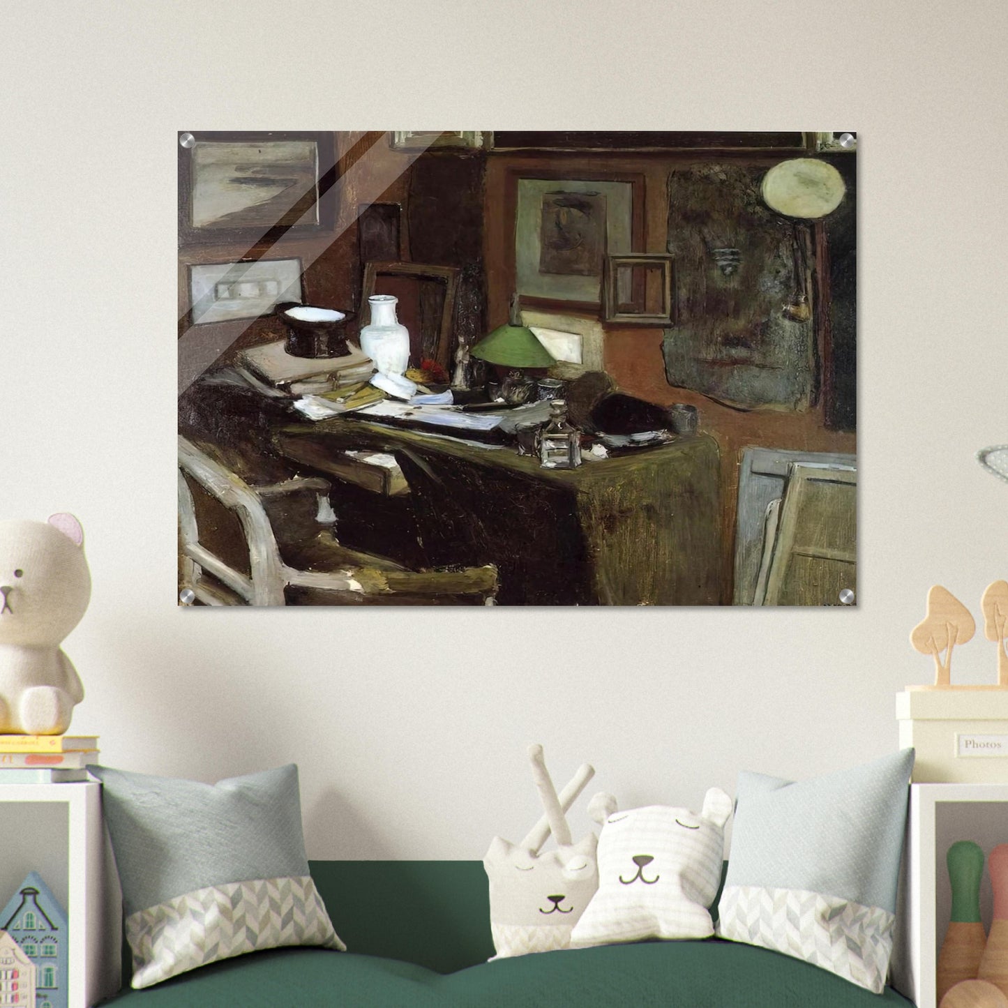 INTERIOR WITH A TOP HAT 1896 - Henri Matisse Acrylic Print - 70x100 cm / 28x40″ inches