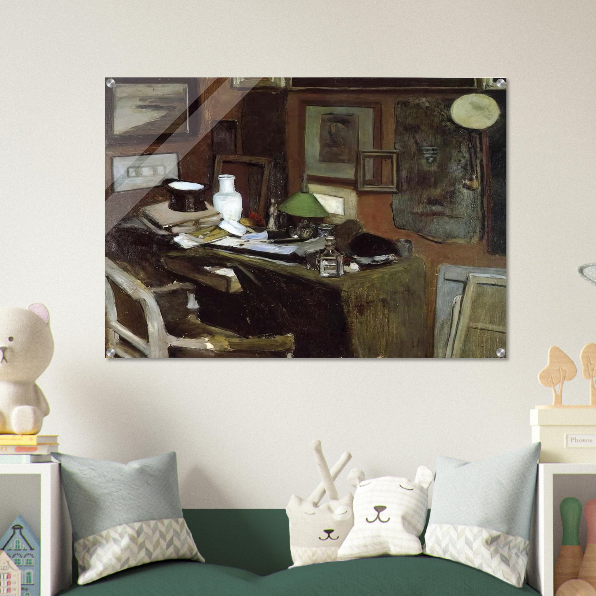 INTERIOR WITH A TOP HAT 1896 - Henri Matisse Acrylic Print - 70x100 cm / 28x40″ inches