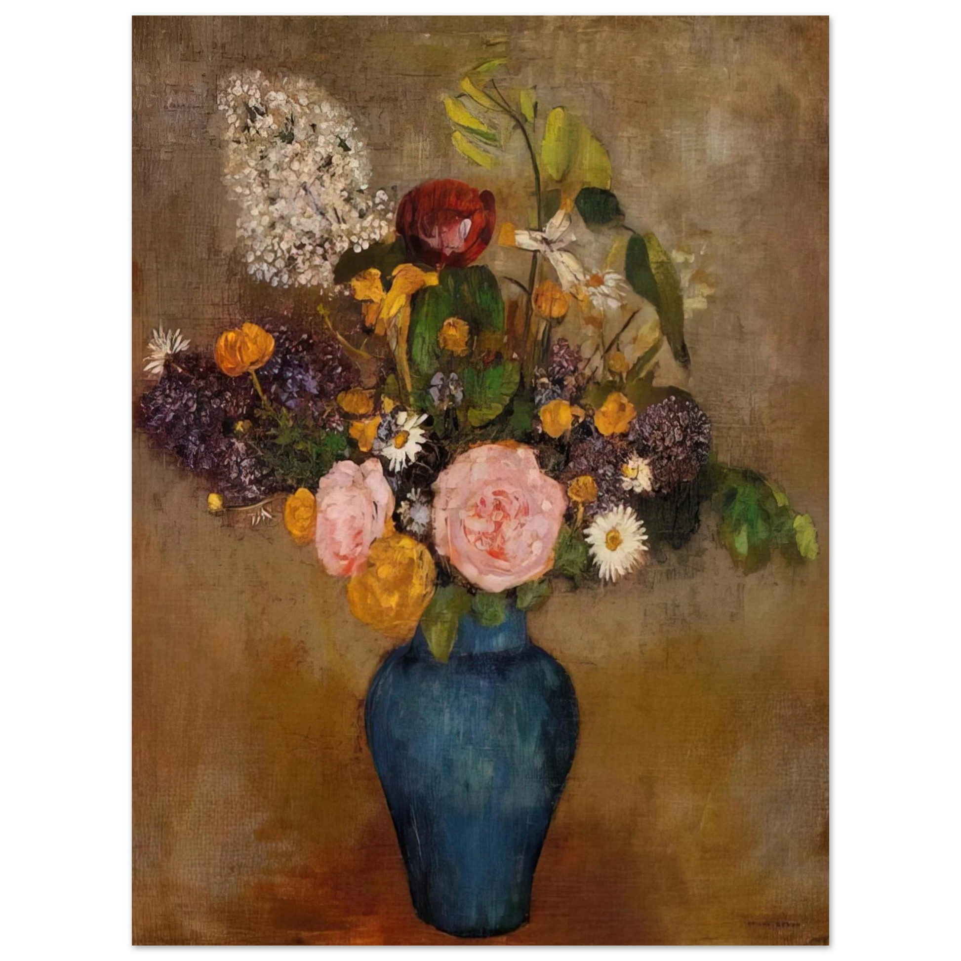 Odilon Redon - VASE OF FLOWERS 10 Fine Art Poster - Default Title