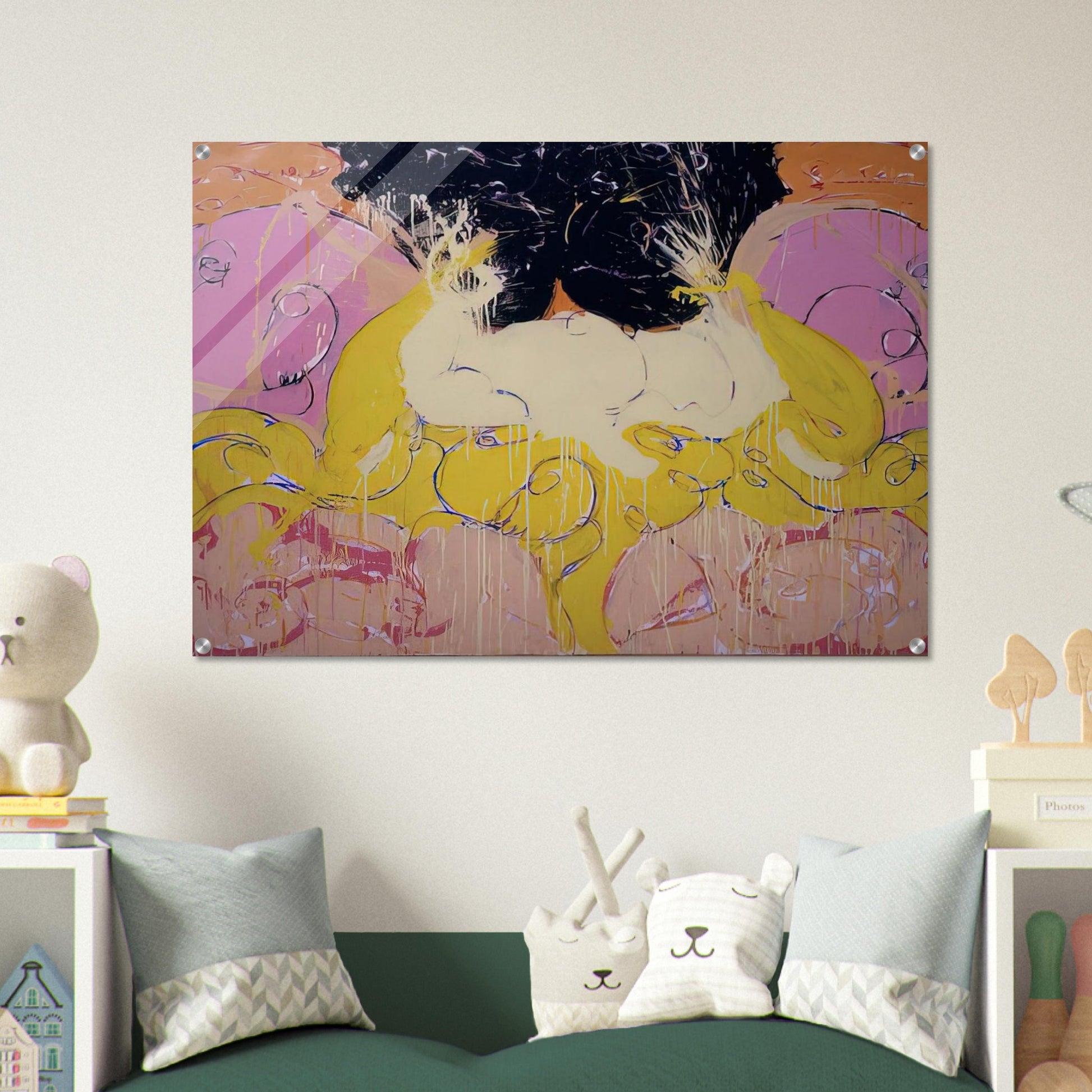 Untitled Drawing #3 - 1984 - Norman Bluhm Acrylic Print - 70x100 cm / 28x40″ inches | Norman Bluhm Wall Art | Norman Bluhm Prints