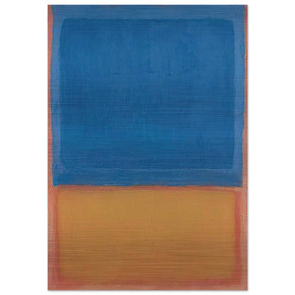 Untitled Red, Blue, Orange - 1955 - Mark Rothko Brushed Aluminum Print - 70x100 cm / 28x40 inches | Mark Rothko Aluminum Print | Mark Rothko Prints