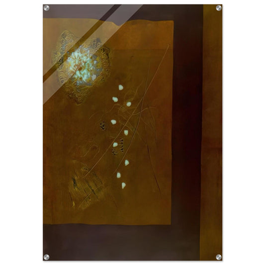 Brown Wall - 1971 - Hiroyuki Tajima Acrylic Print - 70x100 cm / 28x40″ inches | Hiroyuki Tajima Wall Art | Hiroyuki Tajima Prints