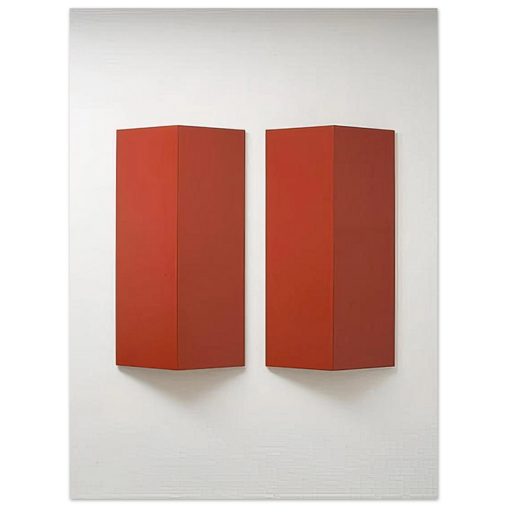 Charlotte Posenenske - Relief, Series B - 1967  75x100 cm / 30x40inches Fine Art Poster