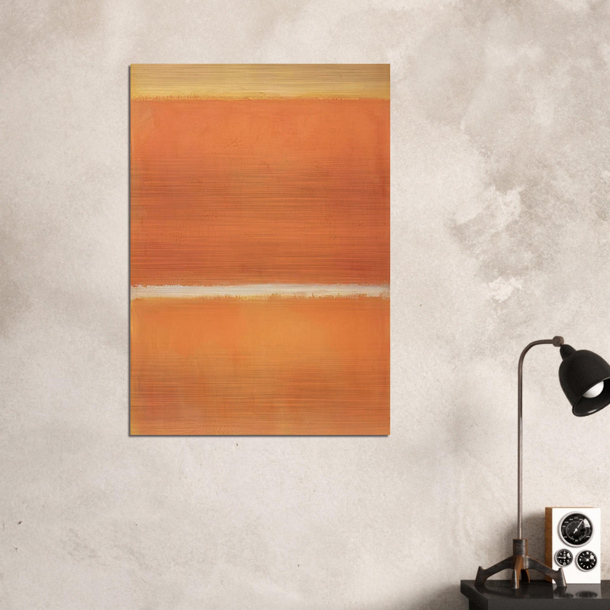 No.11 - 1963 - Mark Rothko Brushed Aluminum Print - 70x100 cm / 28x40 inches | Mark Rothko Aluminum Print | Mark Rothko Prints