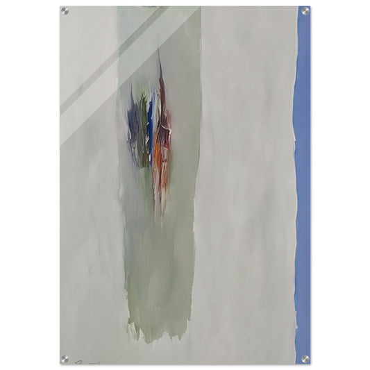 Sentinell III A - 1965 - Theodoros Stamos Acrylic Print - 70x100 cm / 28x40″ inches | Theodoros Stamos Wall Art | Theodoros Stamos Prints