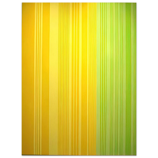 Gene Davis - Lime-Lemon - 1970 Fine Art Poster - Default Title