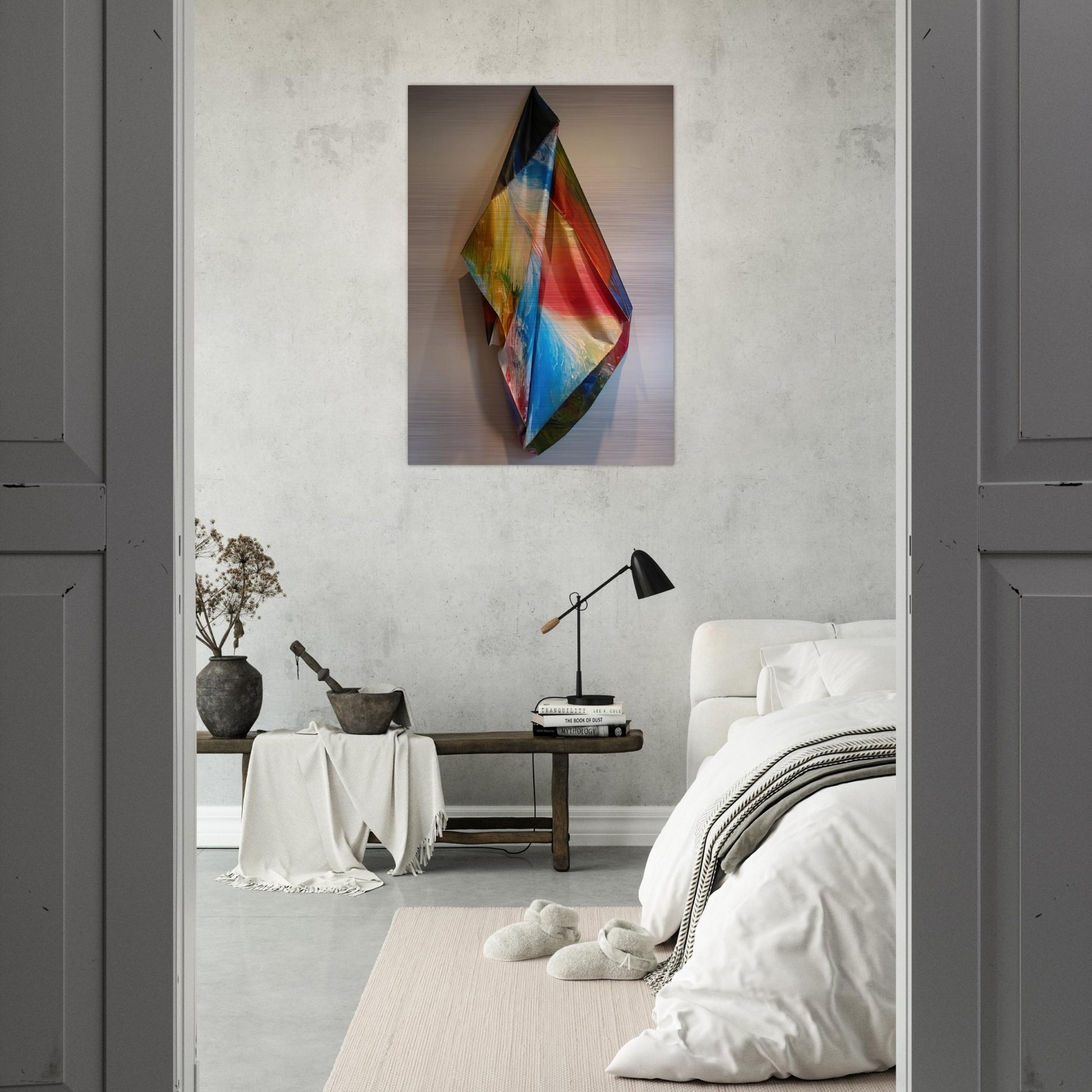 Tempo Series #2 - Sam Gilliam Brushed Aluminum Print - 70x100 cm / 28x40 inches | Sam Gilliam Aluminum Print | Sam Gilliam Prints