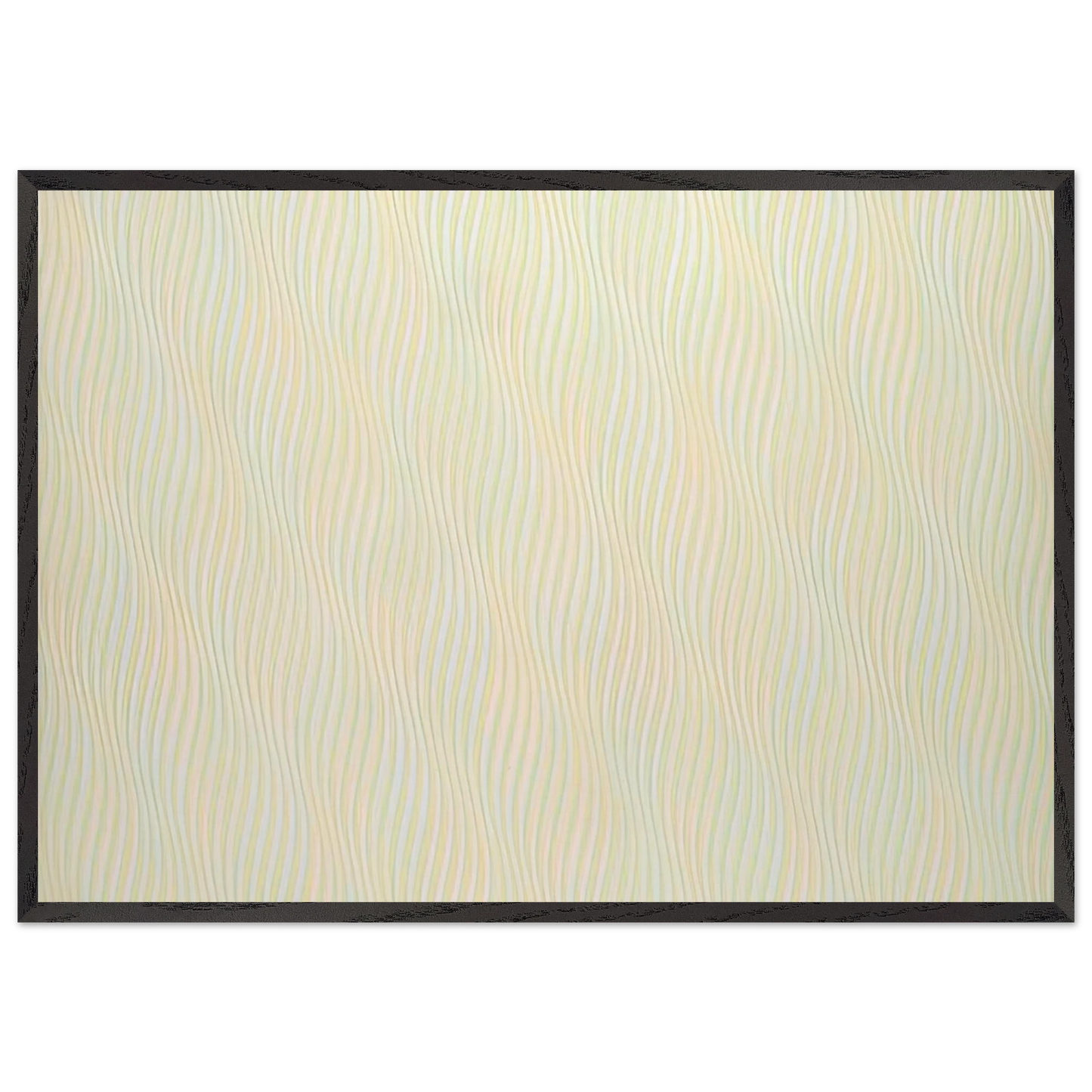 SONG OF ORPHEUS IV 1978 - Bridget Riley Framed Art Print – Black Wooden Frame - Default Title - -Framed Art Print