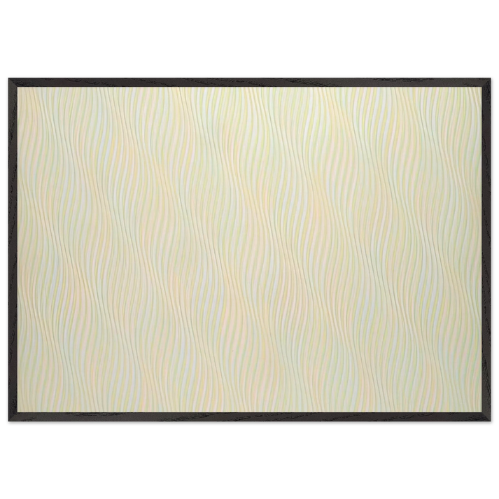 SONG OF ORPHEUS IV 1978 - Bridget Riley 70x100 cm / 28x40 inches Framed Art Print – Black Wooden Frame