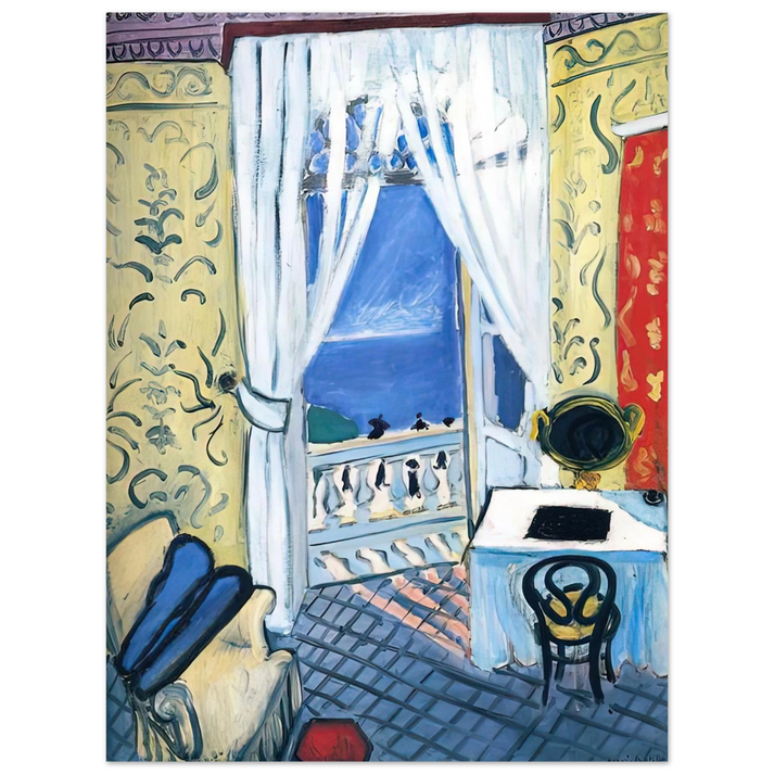 Henri Matisse - INTERIOR WITH A VIOLIN CASE 1919  75x100 cm / 30x40inches Fine Art Poster