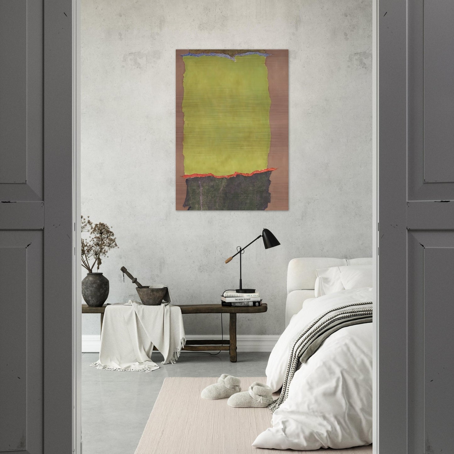 Infinity Field #2 Lefkada Series - 1978 - Theodoros Stamos Brushed Aluminum Print - 70x100 cm / 28x40 inches | Theodoros Stamos Aluminum Print | Theodoros Stamos Prints