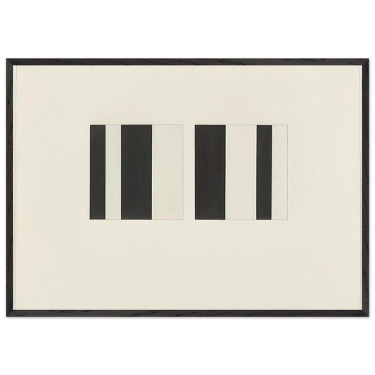 Annunciation Study I - 1978 - Brice Marden Framed Art Print – Black Wooden Frame - Default Title - -Framed Art Print