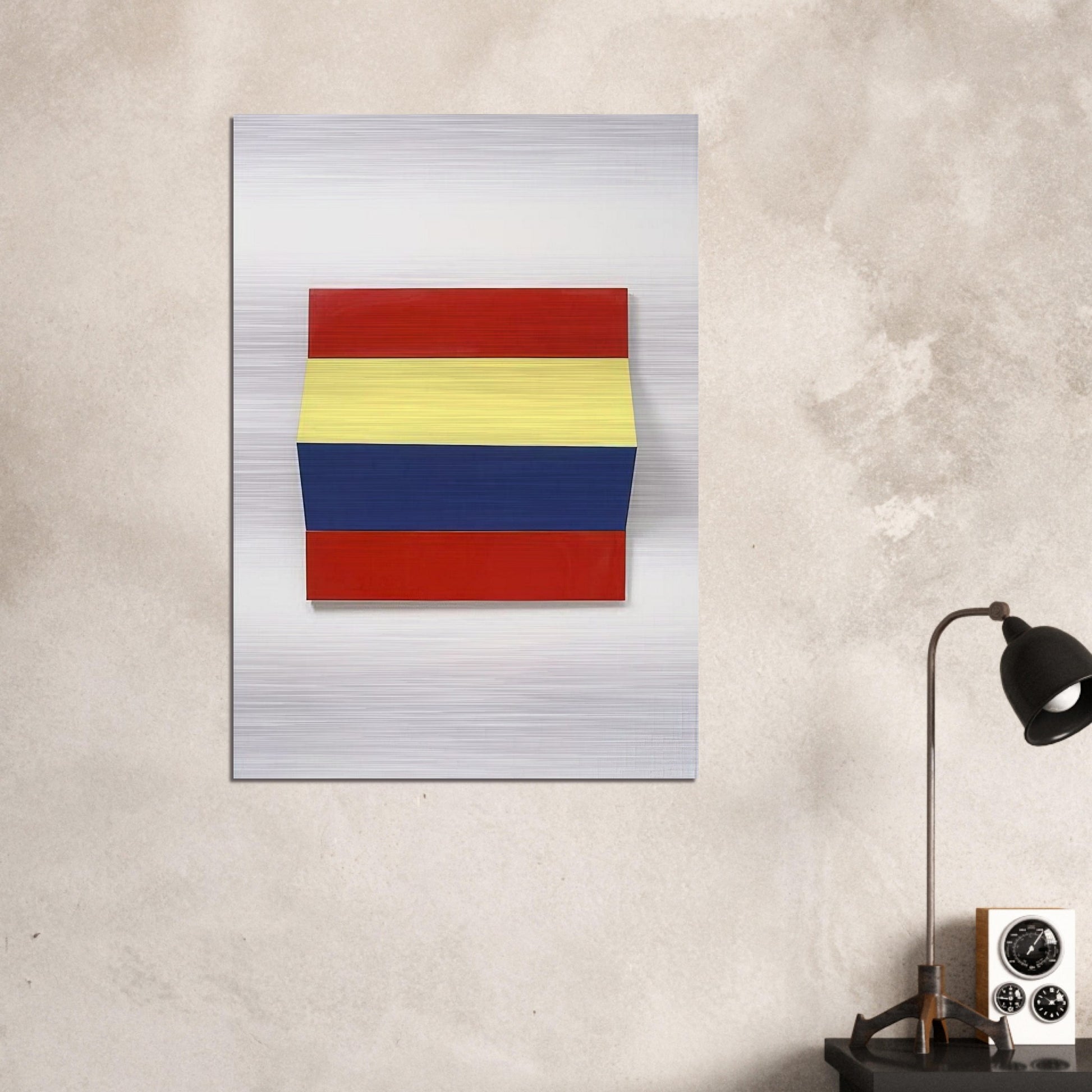 Fold - 1966 - Charlotte Posenenske Brushed Aluminum Print - 70x100 cm / 28x40 inches | Charlotte Posenenske Aluminum Print | Charlotte Posenenske Prints