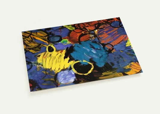 Motion - 1962 By Ernst Wilhelm Nay Pack of 10 Post Cards | Ernst Wilhelm Nay Post Cards | A6 (10.5 x 14.8 cm) - 4.1 x 5.8 inches