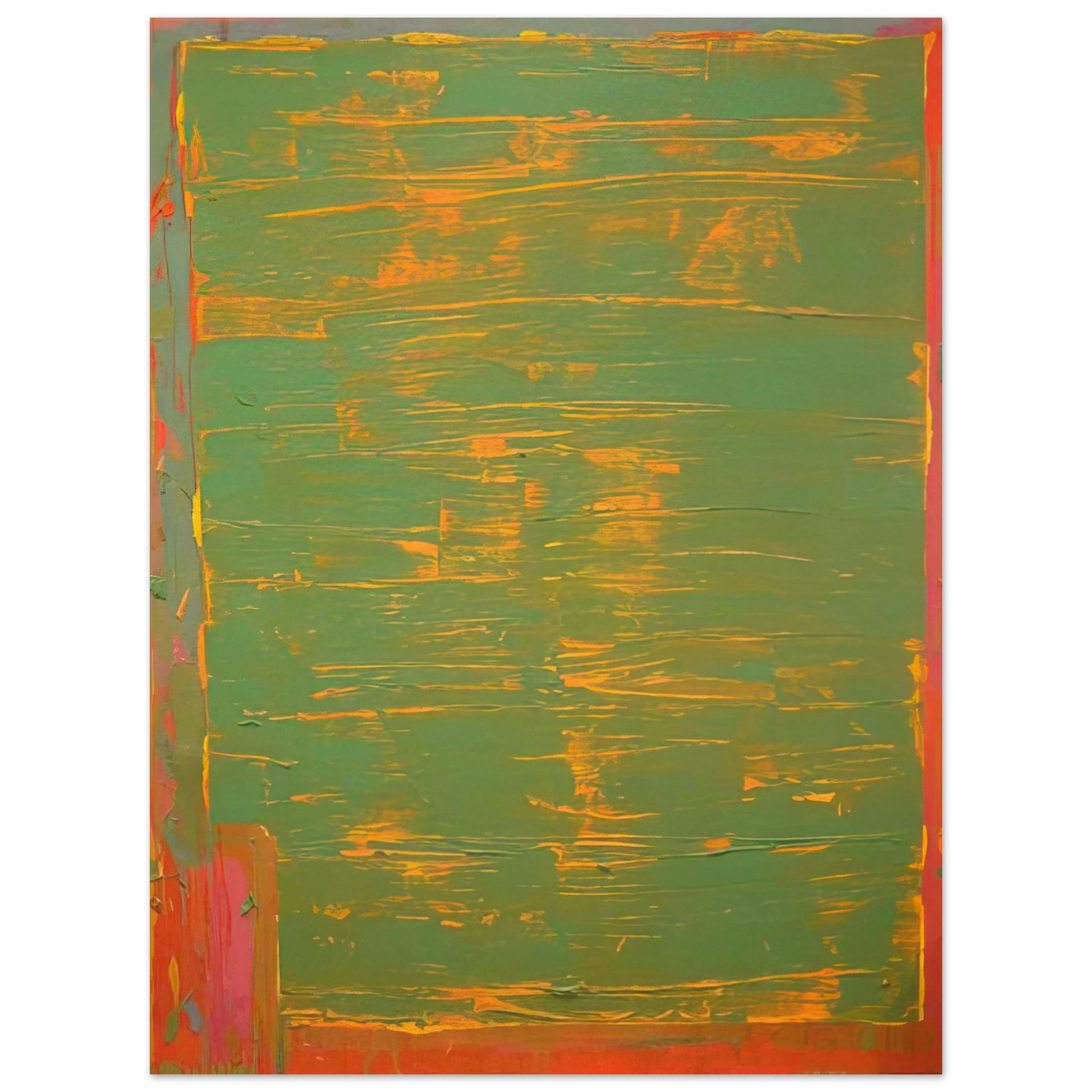 John Hoyland - 22.8.74 - 1974 Fine Art Poster - Default Title