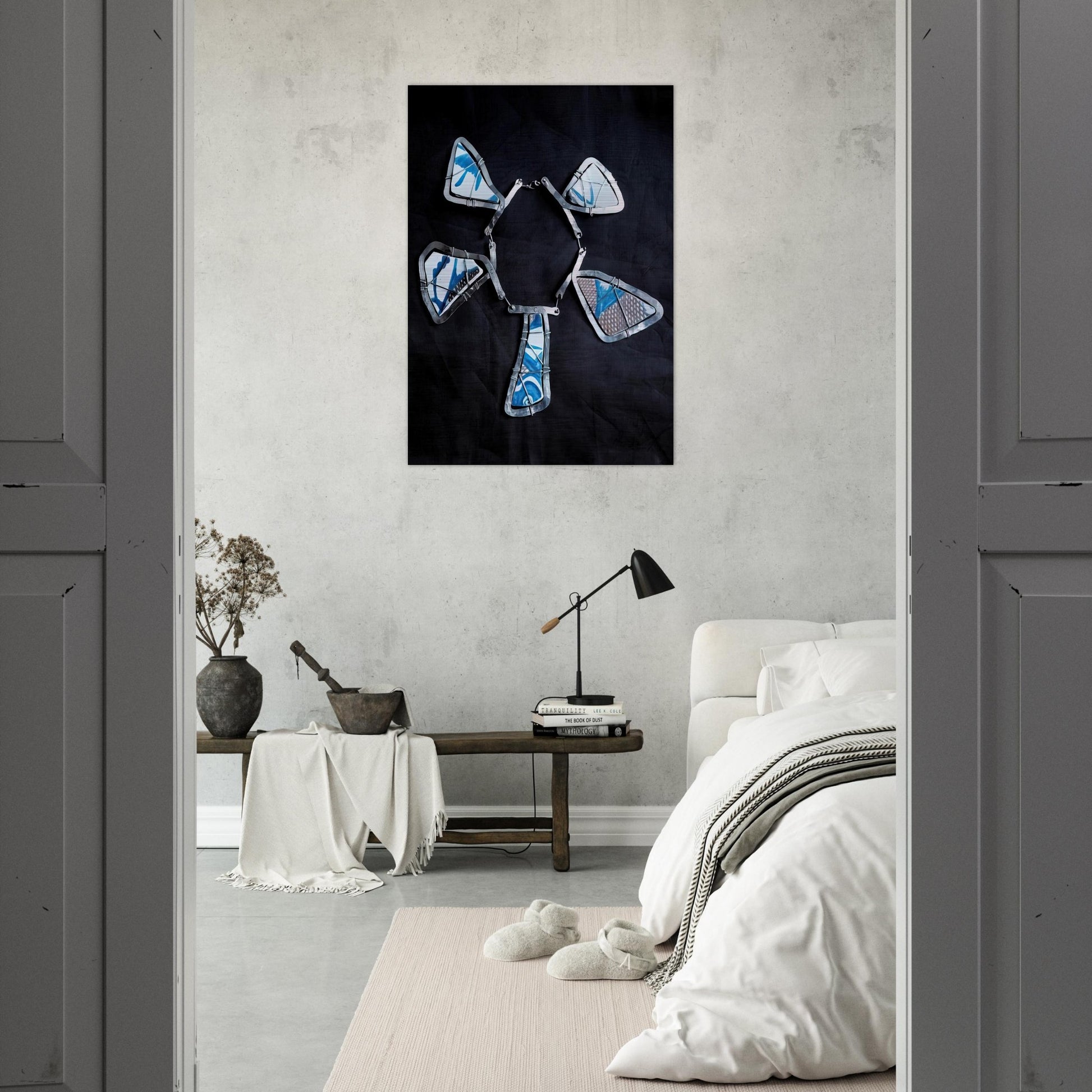 CAGED CROCKERY 1945 - Alexander Calder Brushed Aluminum Print - 70x100 cm / 28x40 inches | Alexander Calder Aluminum Print | Alexander Calder Prints