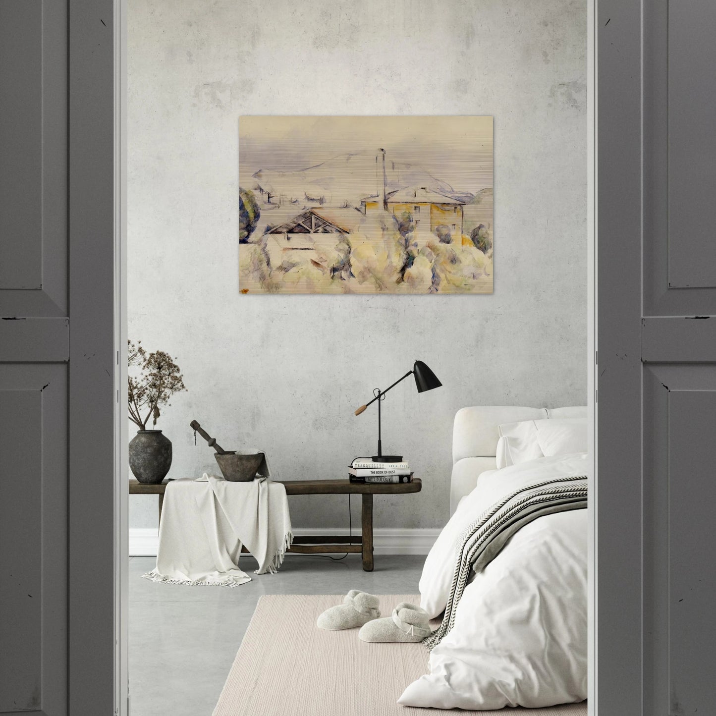 The Lime Kiln - Paul Cézanne Brushed Aluminum Print - 70x100 cm / 28x40 inches | Paul Cézanne Aluminum Print | Paul Cézanne Prints