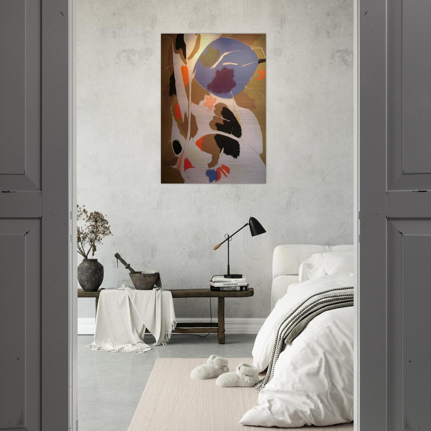 Branches - 1955 - John Ferren Brushed Aluminum Print - 70x100 cm / 28x40 inches | John Ferren Aluminum Print | John Ferren Prints