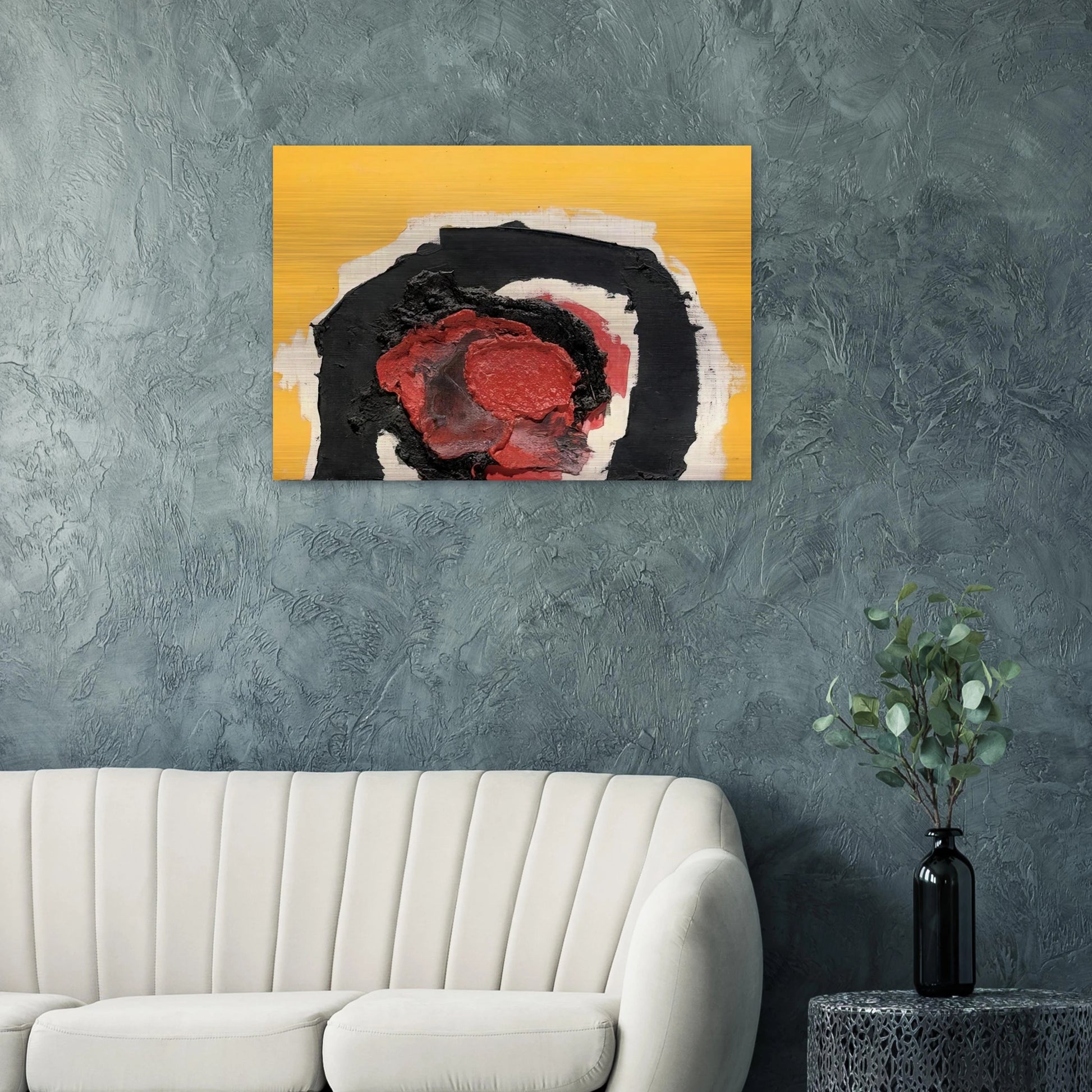 UNTITLED 1964 - Luis Feito Brushed Aluminum Print - 70x100 cm / 28x40 inches | Luis Feito Aluminum Print | Luis Feito Prints