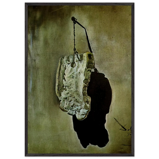 CORK STUDY FOR THE MADONNA OF PORT LLIGAT - Salvador Dali Framed Art Print – Black Wooden Frame - Default Title - -Framed Art Print