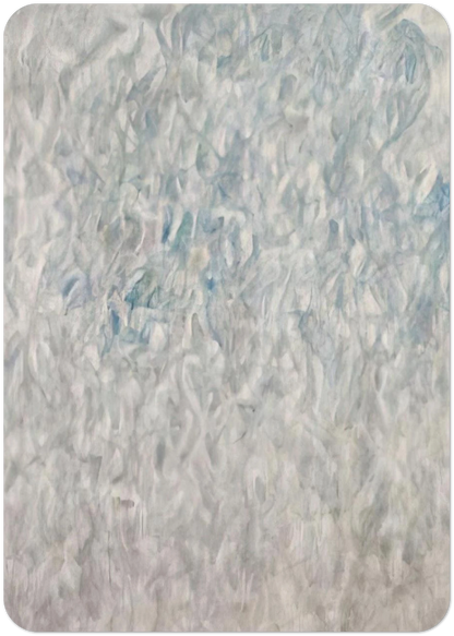 Amerika  Grey Blue  By Sam Francis Pack of 10 Post Cards | Sam Francis Post Cards | A6 (10.5 x 14.8 cm) - 4.1 x 5.8 inches