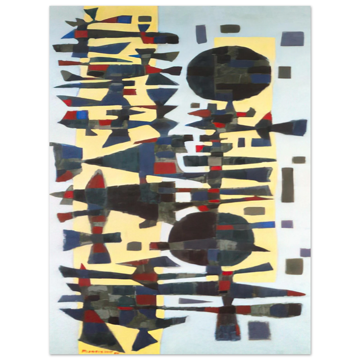 Alfred Manessier - FÃªte en Zeeland - 1955  75x100 cm / 30x40inches Fine Art Poster