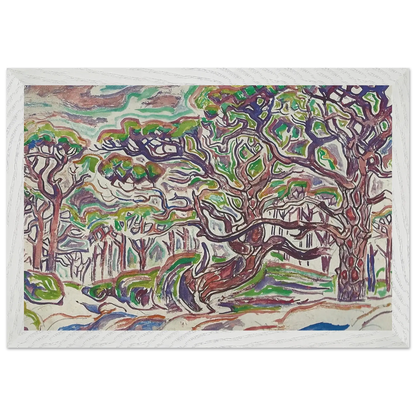 Walter Inglis Anderson - Walter Anderson Wall art - 21x29.7 cm / 8x12" - Premium Wooden Framed Poster With Fine Art Paper - White frame