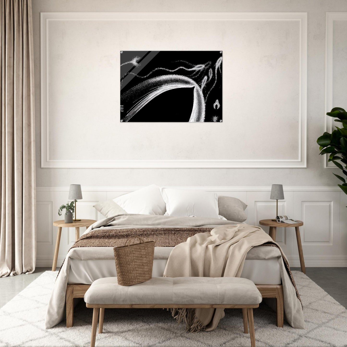 DOLPHINS - MC Escher Acrylic Print - 70x100 cm / 28x40″ inches | MC Escher Wall Art | MC Escher Prints