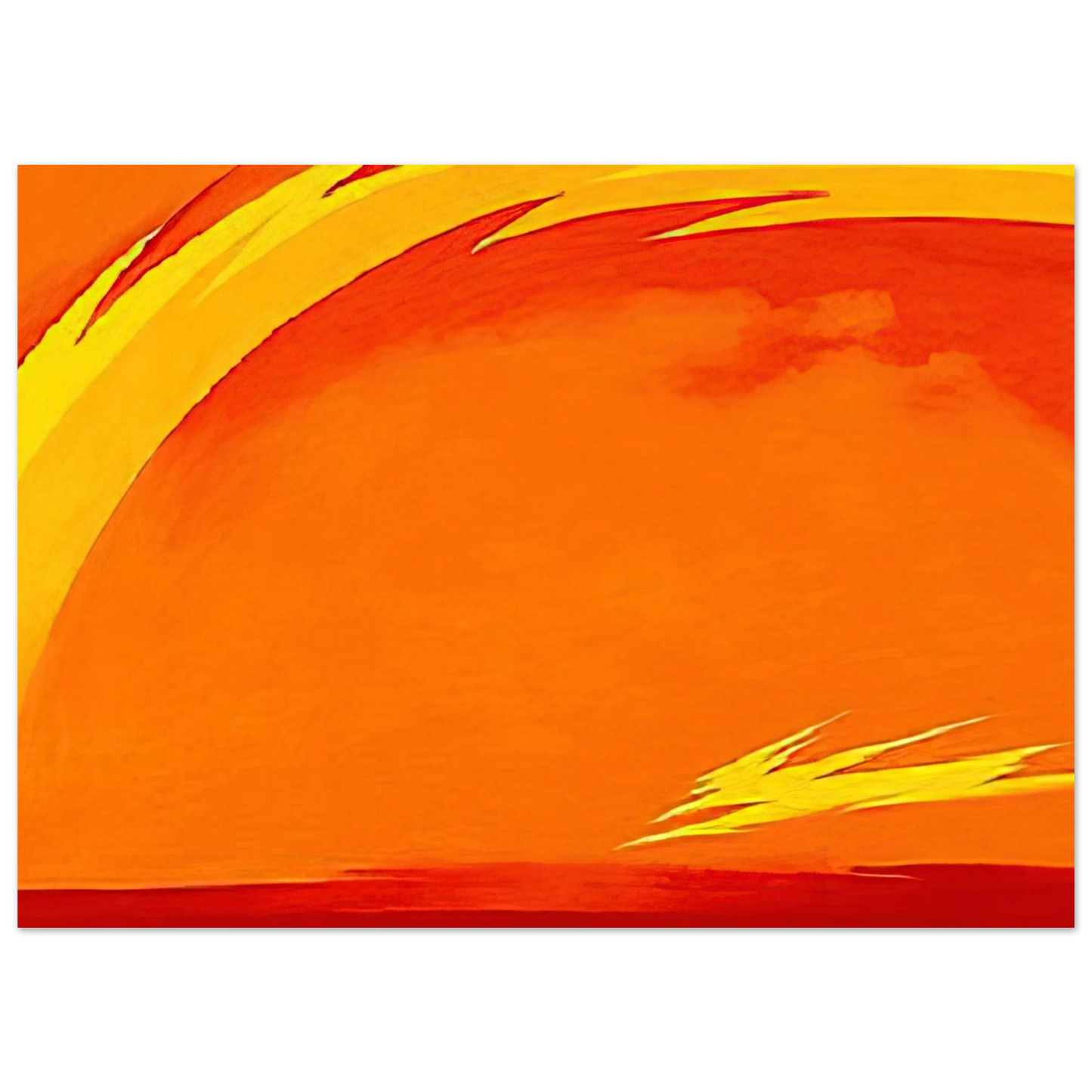 Georgia O'Keeffe - From the Plains II Fine Art Poster - 75x100 cm / 30x40 inches