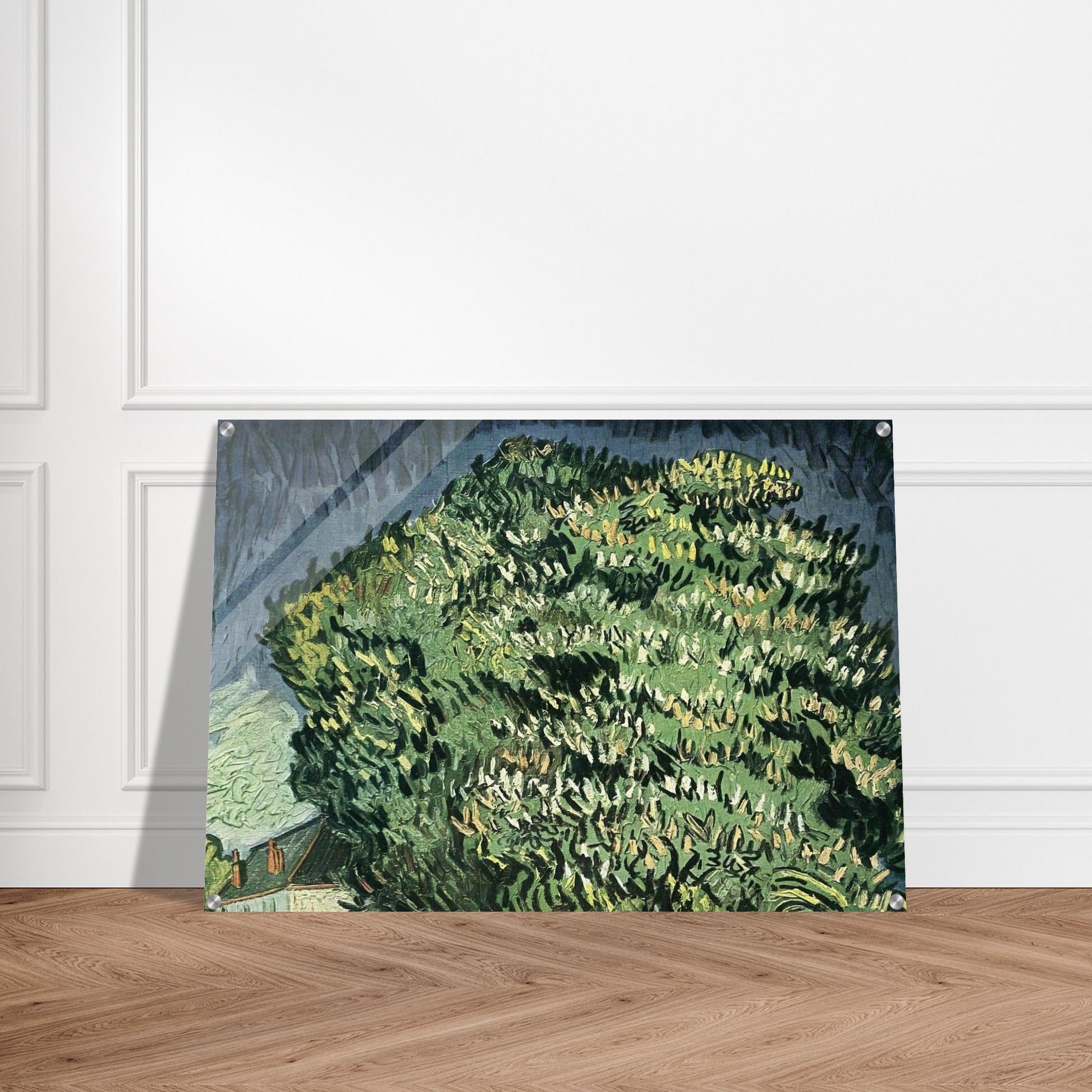 Chestnut Trees in Blossom - Vincent van Gogh Acrylic Print - 70x100 cm / 28x40″ inches