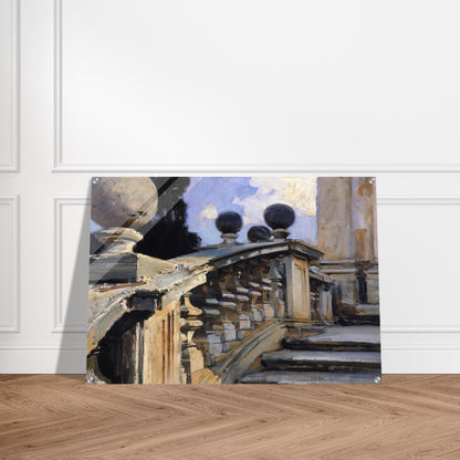 The Steps of the Church of S. S. Domenico-e-Siste in Rome - John Singer Sargent Acrylic Print - 70x100 cm / 28x40″ inches