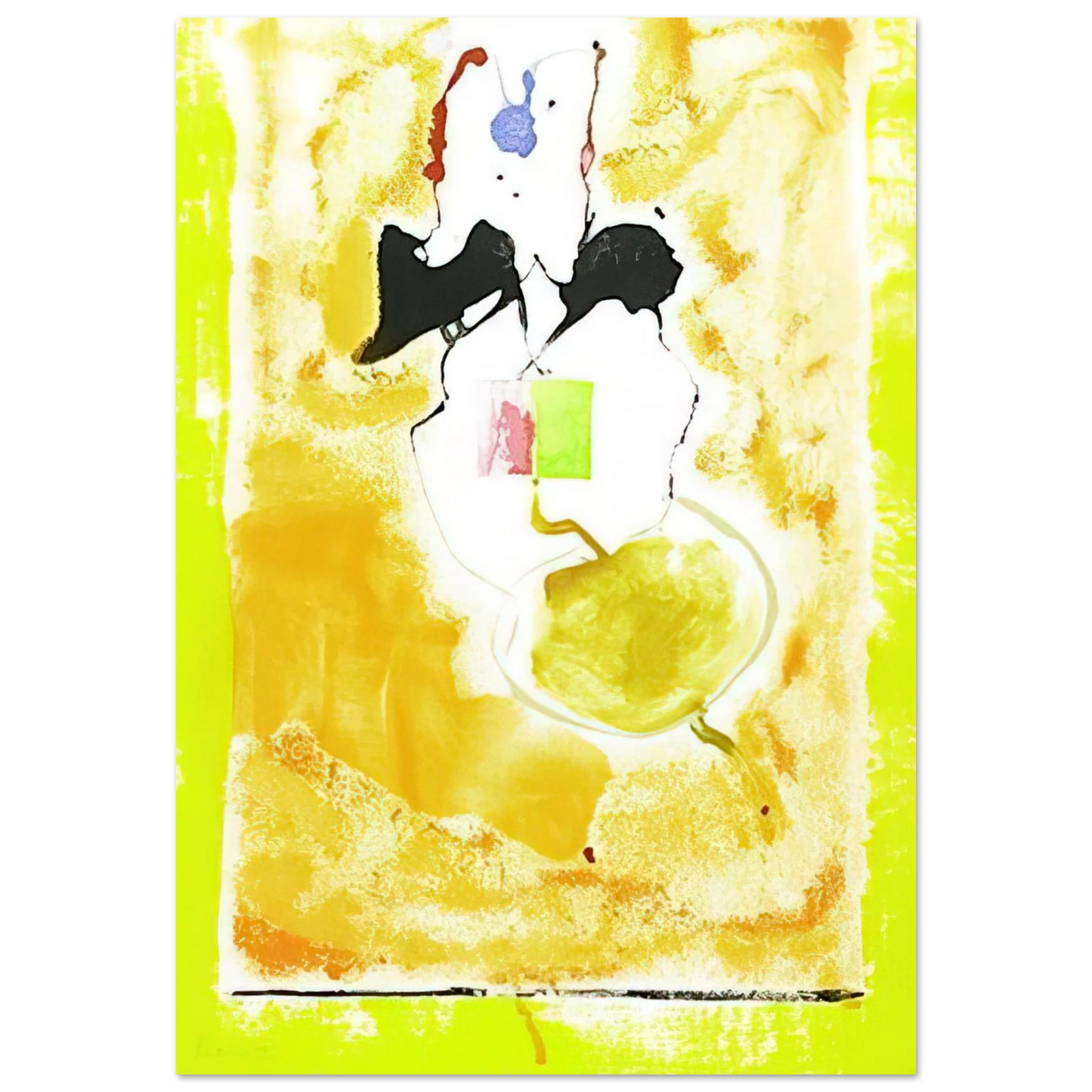 Helen Frankenthaler - Solar Imp - 2001 Wall art - 13x18 cm / 5x7 inches - Fine Art Poster - -