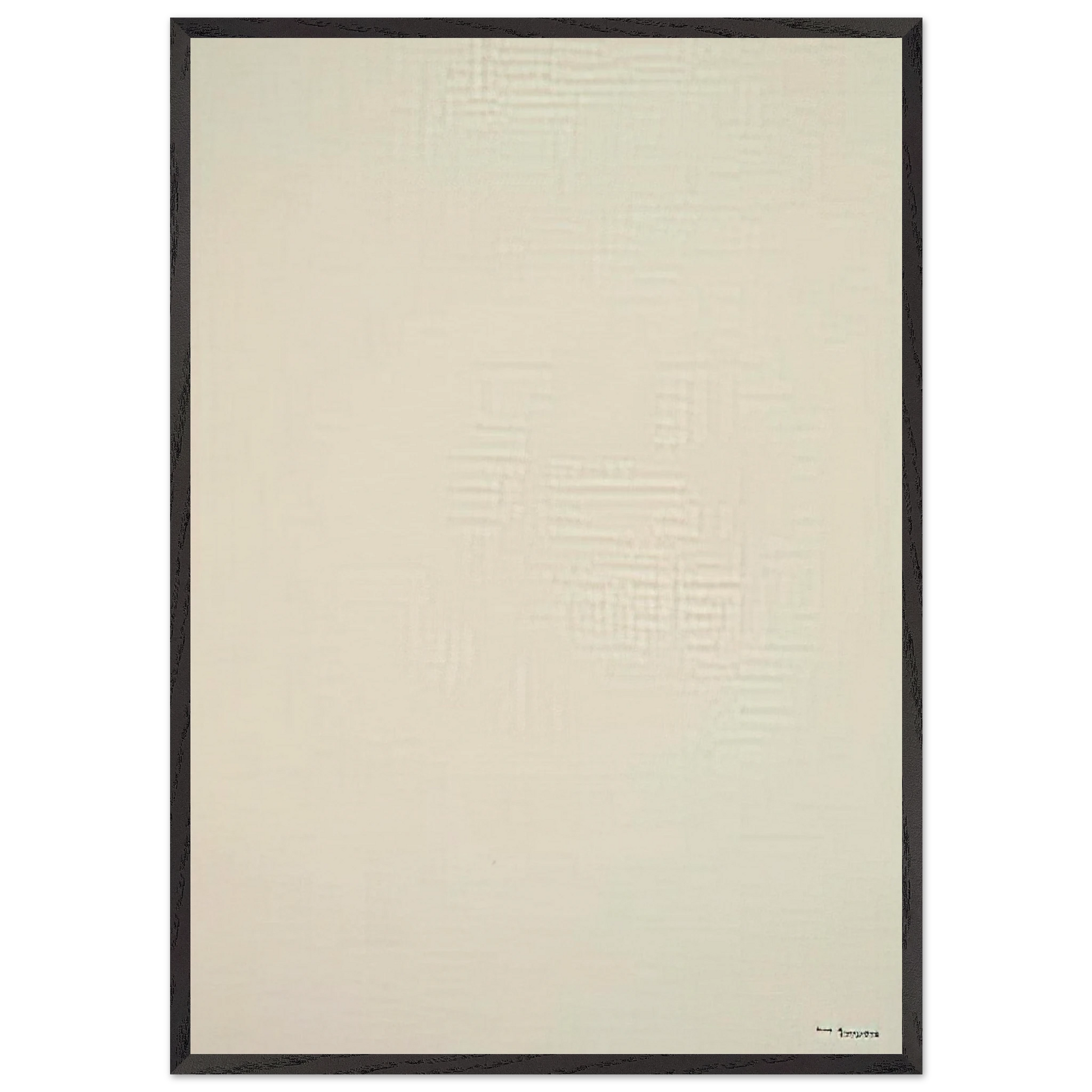 Be II - Barnett Newman Framed Art Print – Black Wooden Frame - Default Title - -Framed Art Print