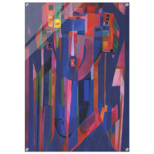 Figure of Piety - 1945 - Alfred Manessier Acrylic Print - 70x100 cm / 28x40″ inches | Alfred Manessier Wall Art | Alfred Manessier Prints